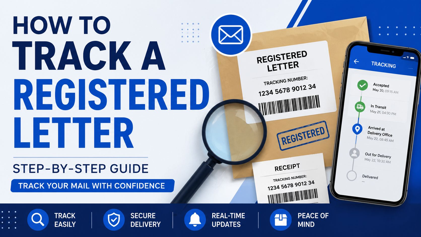 How to track a registered letter without unnecessary hassle
