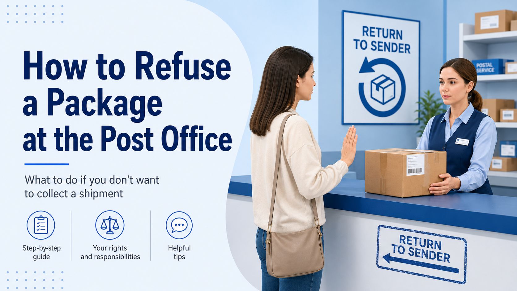 How to refuse a package at the post office: procedure and important nuances