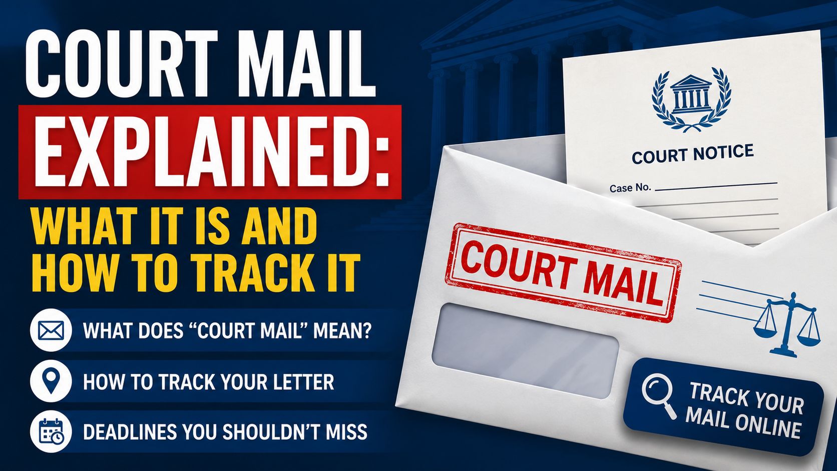 Letter of the category 'Judicial': how to understand where it came from and not to miss the deadline