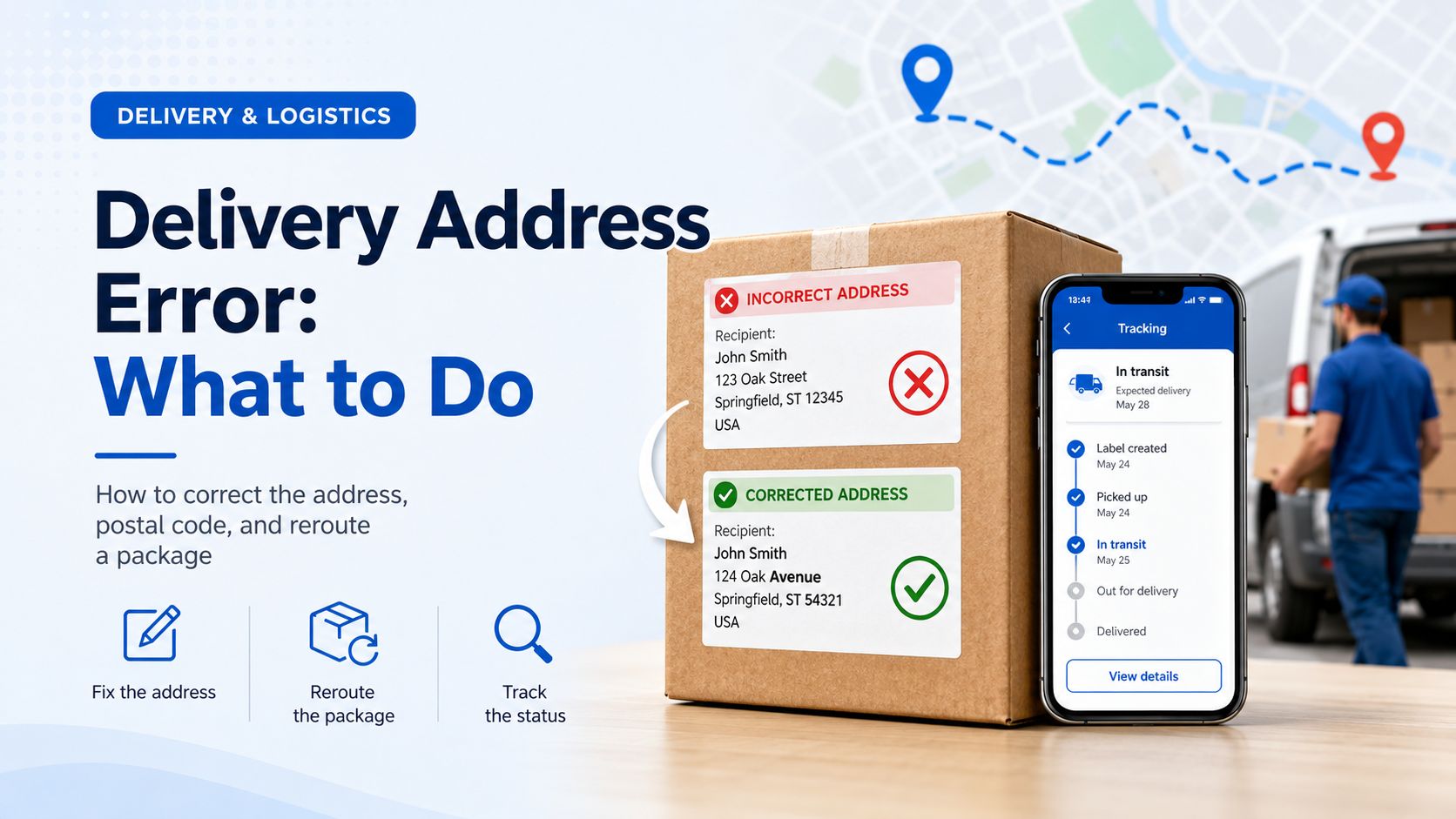 Error in the delivery address: how to correct the information and not lose the package