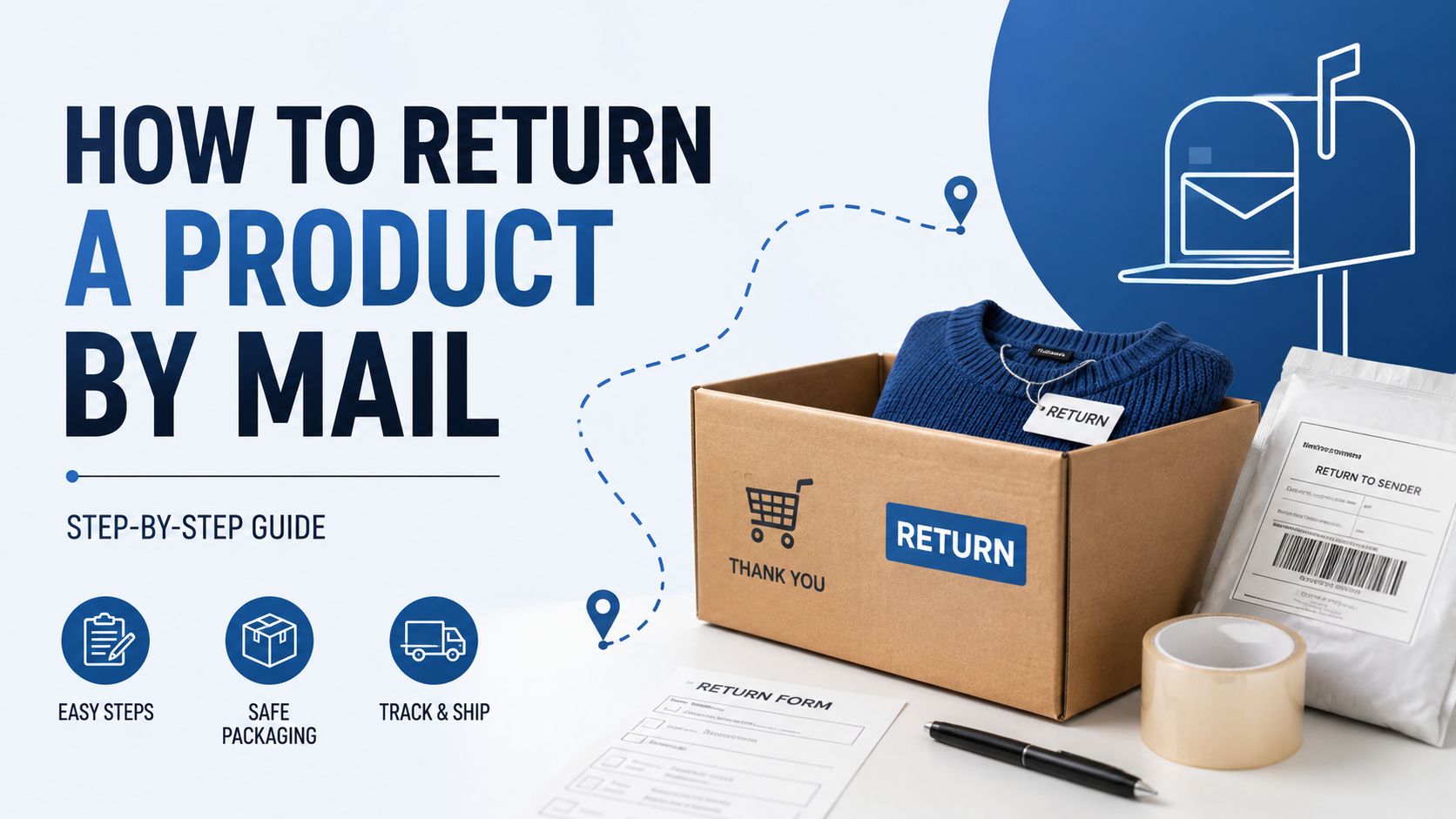 How to return a product to an online store by mail: step-by-step instructions