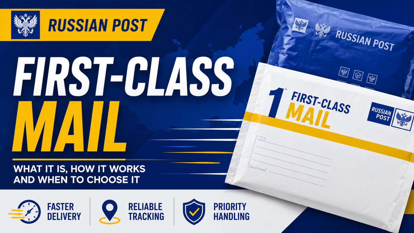 Departure of 1st class of Russian Post: what is the difference and when to choose it