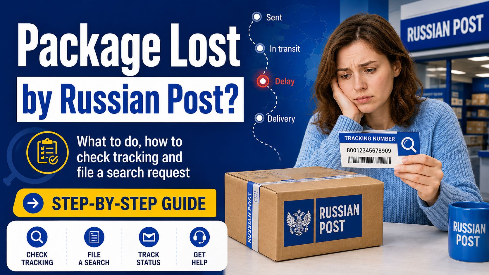 The package of Russian Post is lost: what to do for the recipient and the sender