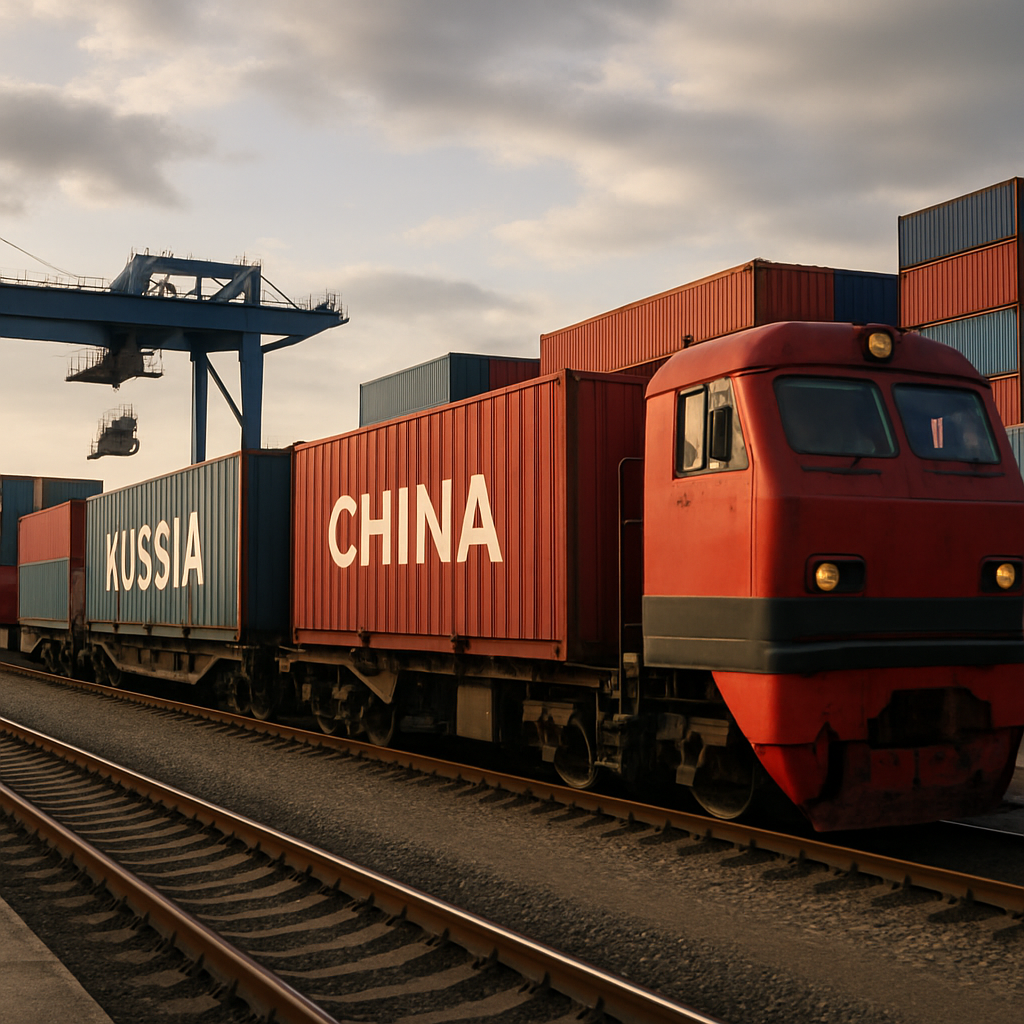 Container Transport Between Russia and China Sees Growth