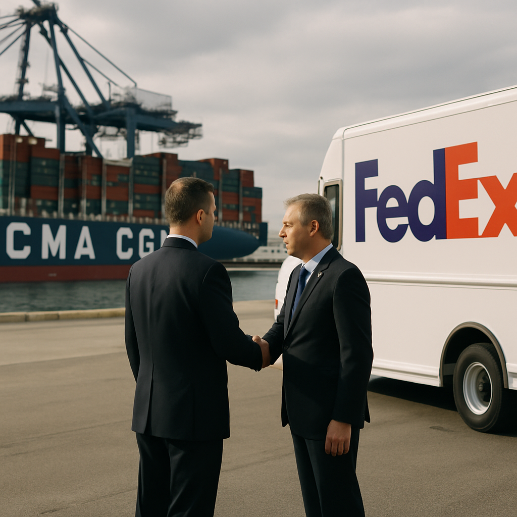 CMA CGM to Boost Logistics Reach with FedEx Acquisition
