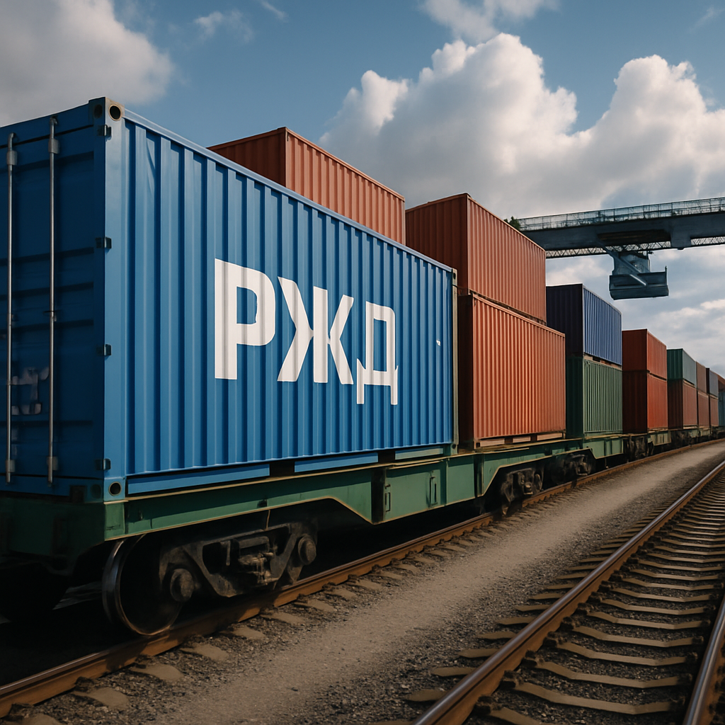 RZD Sees Container Traffic Surge in H1 2026